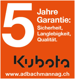 kubota 5 jahre garantie