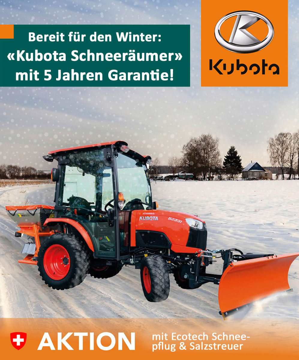 kubota schneeraeumer winteraktion 2024